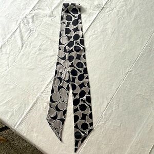 Coach silk scarf
